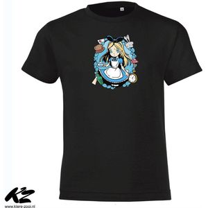 Klere-Zooi - Alice in Wonderland - Kids T-Shirt - 116 (5/6 jaar)