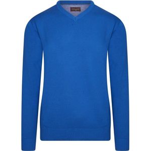Cappuccino Italia - Heren Sweaters Pullover Royal - Blauw - Maat L