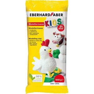Eberhard Faber Efaplast kids - zelfhardend - 1000 gram - wit - EF-570102
