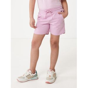 Basic Sweatshorts Meisjes - Soft Lilac - Maat 158-164