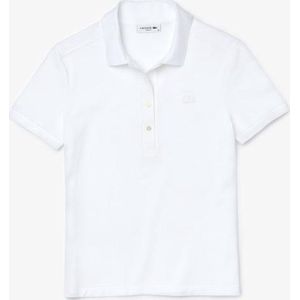Lacoste Dames Poloshirt - White - Maat 36
