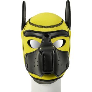 Banoch - Lindo Perrito Neoprene - honden masker puppy - geel
