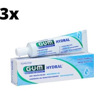 GUM Hydral Bevochtigingsgel - 3 x 50 ml - Voordeelverpakking