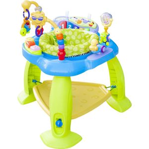 Moon™ Baby Activity Center - Jump N' Play - Groen - 360 Graden Rotatie - Met Springbasis en Speeltjes