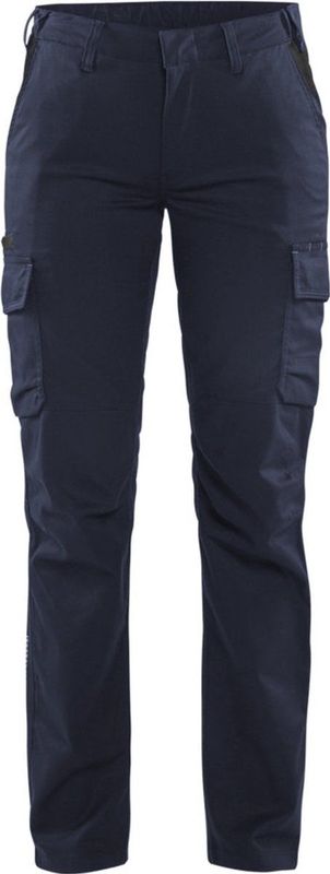Blaklader Dames industrie werkbroek stretch 7144-1832 - Donker marineblauw/Zwart - C48