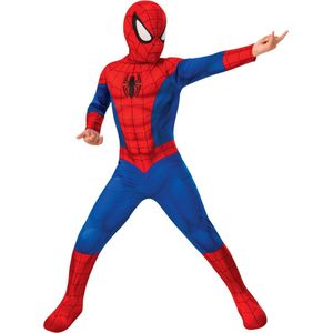 Rubies - Spiderman Kostuum - Spiderman Webshooter Held Kind Kostuum - Blauw, Rood - Small - Carnavalskleding - Verkleedkleding