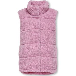 ONLY KOGSANDRA TEDDY WAISTCOAT OTW Meisjes Gilet - Maat 158