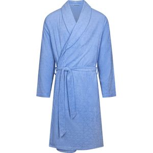 Badstof heren badjas blauw van Pastunette - Blauw - Maat - XXXL