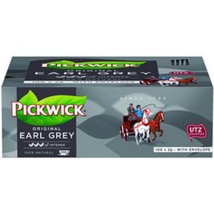 Pickwick - Earl grey tea  Doos 100 zakjes van 2 gram