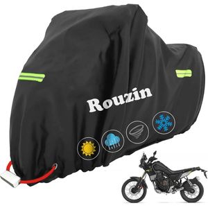Waterdichte Motorfiets Afdekzeil - Buiten Motorhoezen voor Scooters en Motoren - Winterbestendig Beschermhoes 245 x 105 x 125 cm