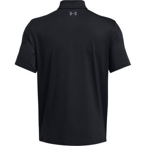 Under Armour Golf Tee To Green Korte Mouw Poloshirt Zwart