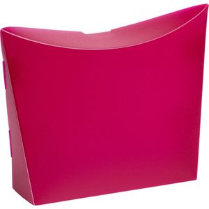 Cadeaudoosje BUDGET semi-transparant, 20x20x06 cm ROZE (100 stuks)