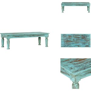 vidaXL Salontafel - Salontafels - Tafel - Bijzettafel - Salontafel 110x50x34 cm massief gerecycled hout