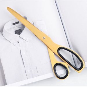 CHPN - Schaar - Gouden schaar - Knippen - Scissor - 19.7cm - RVS - Kantoorartikelen - Kantoorbenodigheden - Bureau Accessoires - Schoolartikelen - Keuken accessoire - Cadeau - Goud