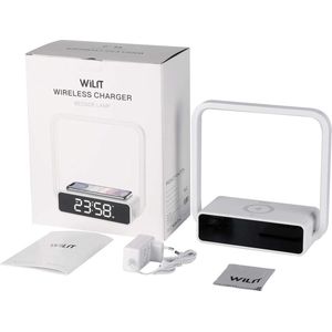 Wake up light - Slaaphulp - Lichtwekker - Wekker - Digitale wekker - Draadloze oplader - Dimbaar