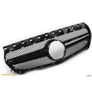 Sport Grille voor Mercedes C117 CLA-Klasse Zwart in AMG Design