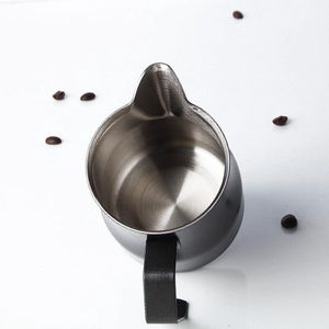 Melkschuimkan van roestvrij staal 350 ml Espresso Stoomkan Melkkan Koffieschuimkan Melkkop Cappuccino Latte Art Kop