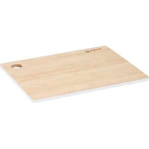 Snijplank witte rand - 23 x 30 cm - bamboe hout - Serveerplanken - Broodplanken