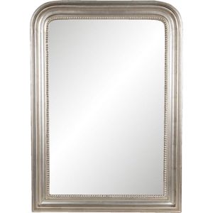 Wandspiegel 76*3*106 cm Zilverkleurig Hout Rechthoek Grote Spiegel Muur Spiegel Wand Spiegel