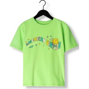 AMERICAN VINTAGE Fizvalley Polo's & T-shirts Jongens - Polo shirt - Groen - Maat 146