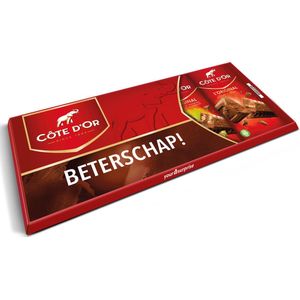 Beterschap!"" Mega Côte d'Or - 1KG Chocolade - Chocoladereep Cadeau
