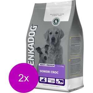 Denkadog Senior Croc Rund&Vis&Kip - Hondenvoer - 2 x 2.5 kg