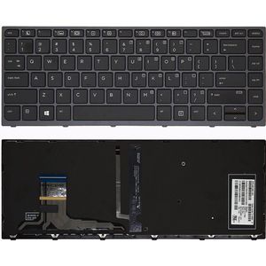 Notebook Toetsenbord geschikt voor o.a. HP Zbook Studio G3 / G4 Series - P/N: 841681-001