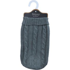 Boony Dog fashion - Hondentrui Kabel - Kleur: grijs - 25 cm