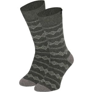 Apollo - Huissokken Heren - Natural Wol - Fashion - Groen - Maat 39/42 - Wollen sokken heren