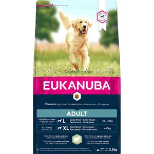 Eukanuba Dog Adult - Large Breed - Lam/Rijst - Hondenvoer - 2,5 kg
