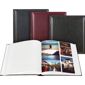 Fotoalbum - Brepols - Classic - Zwart/Wit - 29X32cm