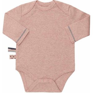 Organicera Biologische romper lange mouwen roze Roze 18-24m