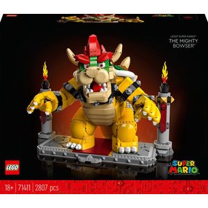 LEGO Super Mario De machtige Bowser, Bouwbaar 3D Model, Verzamelitem & Cadeau Idee - 71411