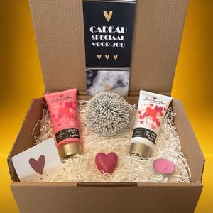 Just For You - geschenkset - cadeaubox - vrouw - cadeau voor Moederdag - Valentijn