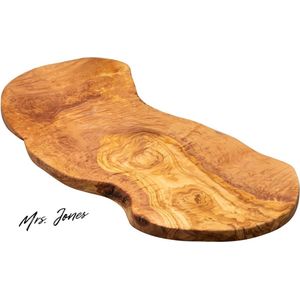 Mrs. Jones Erreke Snijplank Natuurlijk Olijfhout Eten Serveren of Snijden Houten Snijplanken Barbecue Kaas Brood Handgemaakt - 51x26 .