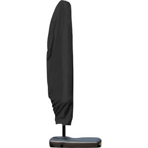 Parasolhoes - Zwart - 285 cm - Waterbestendige hoes voor Zweefparasol