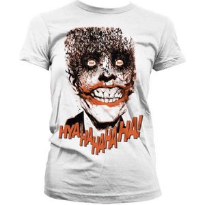 DC Comics Batman Dames Tshirt -2XL- Joker HyaHaHaHa Wit