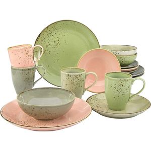 Serviesset duurzaam borden mokken kommen tableware set