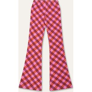 Pansy K jersey pants 36 Humble check Dusty Rose Pink: M