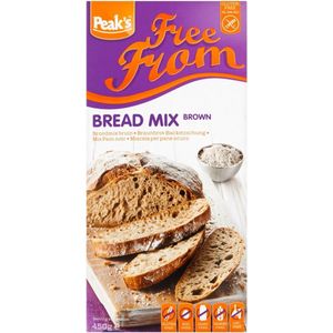 Peak's Broodmix bruin glutenvrij 450 gram