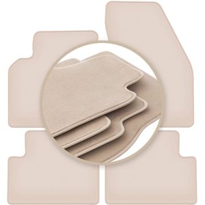 PREMIUM beige matten voor: Volvo V50 stationwagen 2004-2012