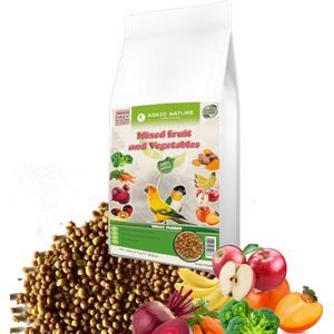 Askio Nature Fruitblend 1kg - Parkietenvoer - Papegaaienvoer - Biologisch Vogelvoer -