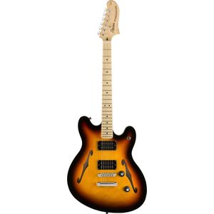 Squier Affinity Series Starcaster MN 3-Color Sunburst - Semi-akoestische gitaar
