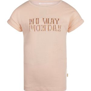 No Way Monday - Meisjes Shirt - Faded Peach - Maat 110