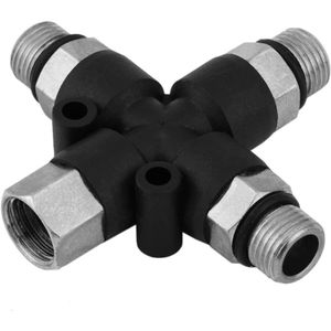 Airbrush Hose Adapter Splitter Connector 1/8"" Bsp 3-Way Drawing Tools for Airbrush Compressor