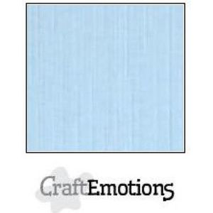 CraftEmotions linnenkarton 100 vel azuurblauw Bulk LC-14 30,5x30,5cm 250gr