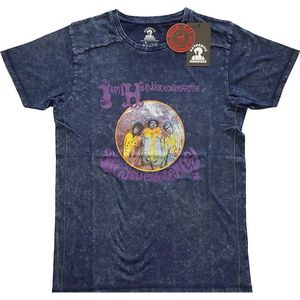 Jimi Hendrix - Experienced Heren T-shirt - L - Blauw