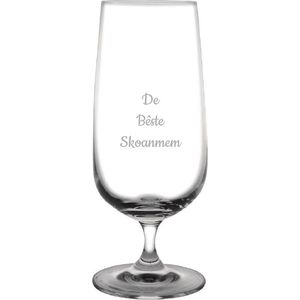 Gegraveerde bierglas op voet 41cl De Bêste Skoanmem