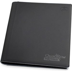 Ultimate Guard 12-Pocket QuadRow Portfolio XenoSkin Black