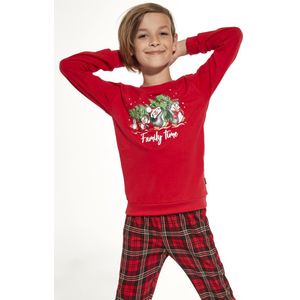 Cornette Katoenen Familie Pyjama Jongens | Lange Mouw Lange Broek | Kerst Winter Matching Gezin Pyama | Family Time 593/137 966/137 146/152